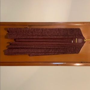 Pink and black long cardigan